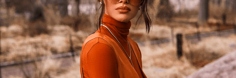 como combinar as cores terrosas em um look